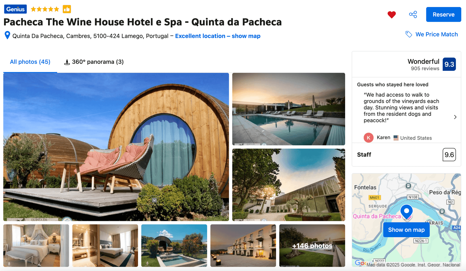 Quinta de Pacheco Quinta de Pacheco wine barrel hotel in Portugal