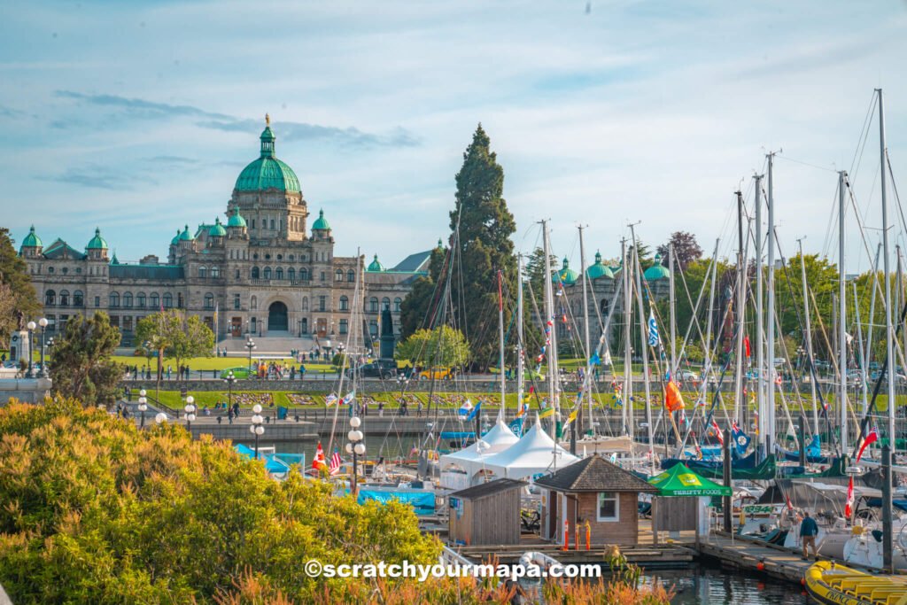 stopping in Victoria, Canada while cruising to Alaska