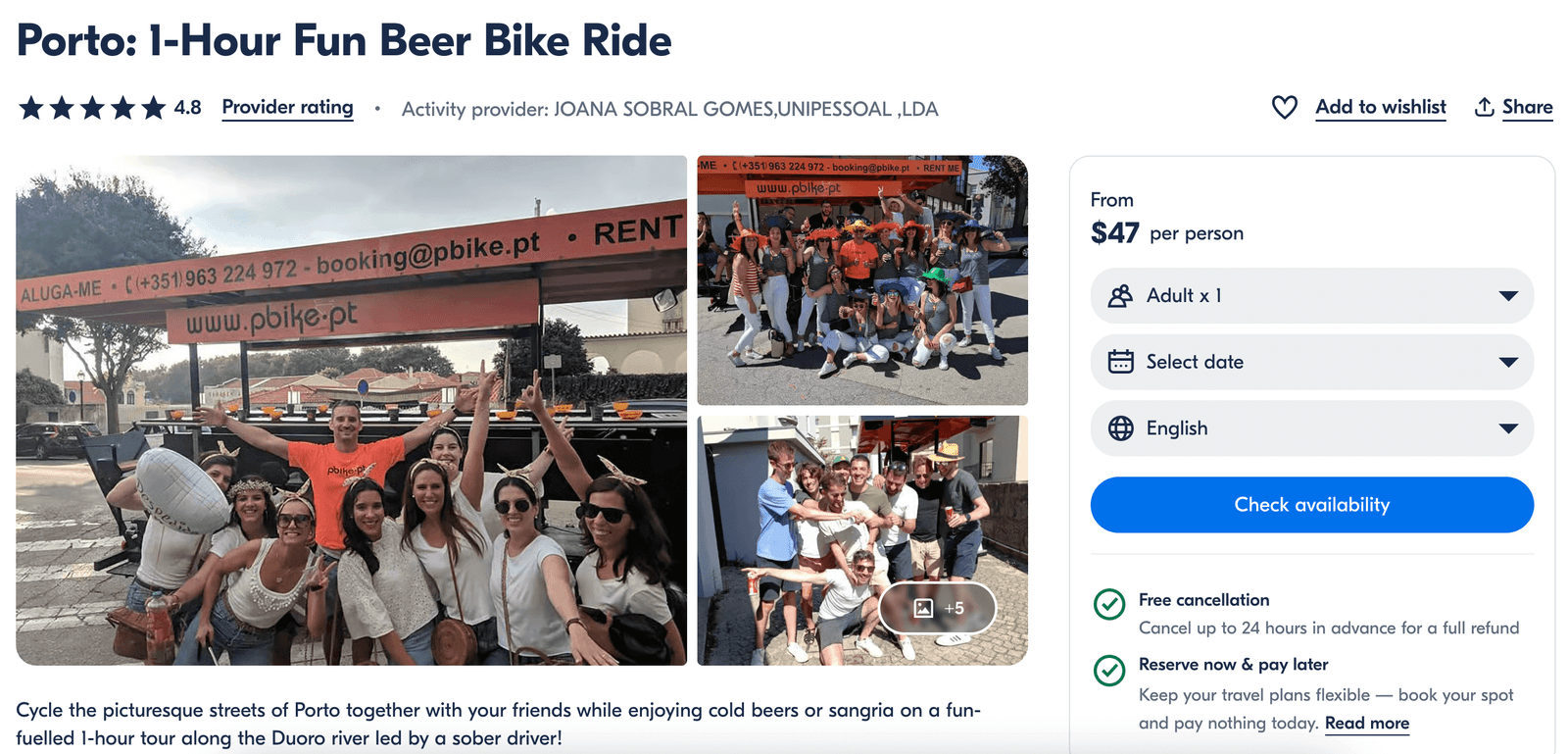 beer bike - things to do in Porto