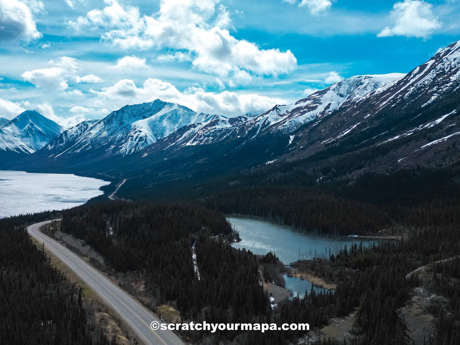drone shots in Alaska-2 best time for cruising to Alaska