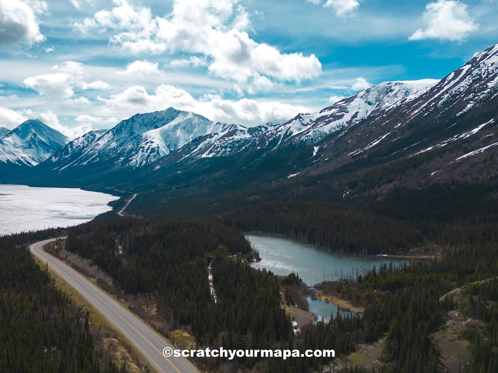 drone shots in Alaska-3 cruising to Alaska landscapes