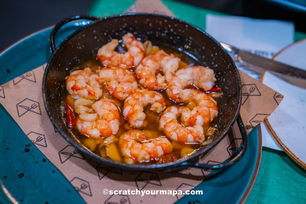 gambas al ajillo - Valencia, Spain food guide