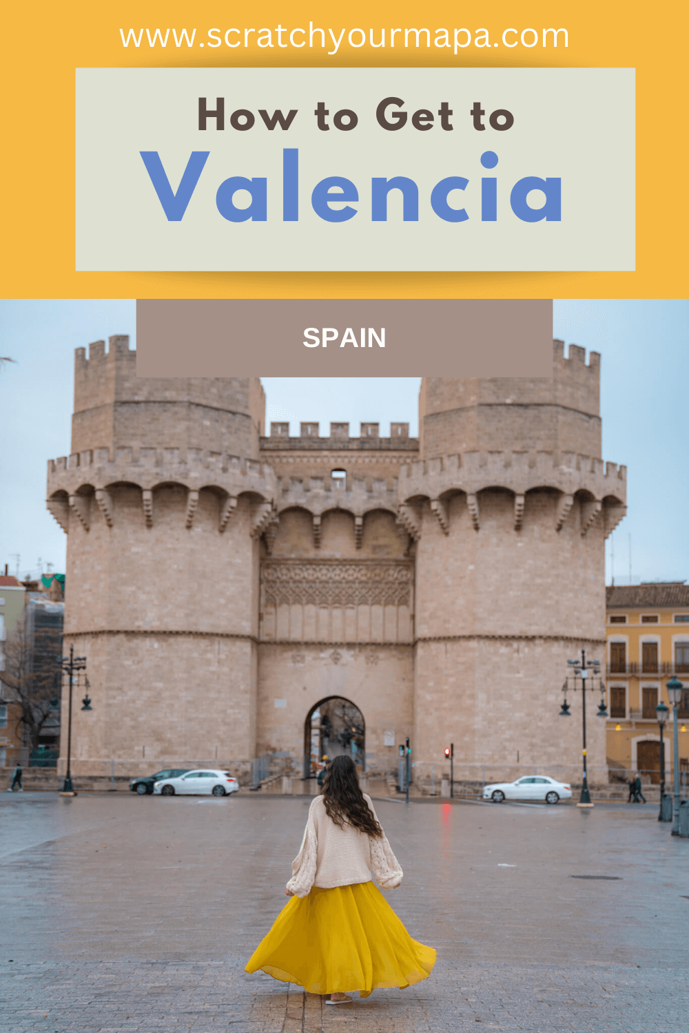 how to get to Valencia, Spain pin 