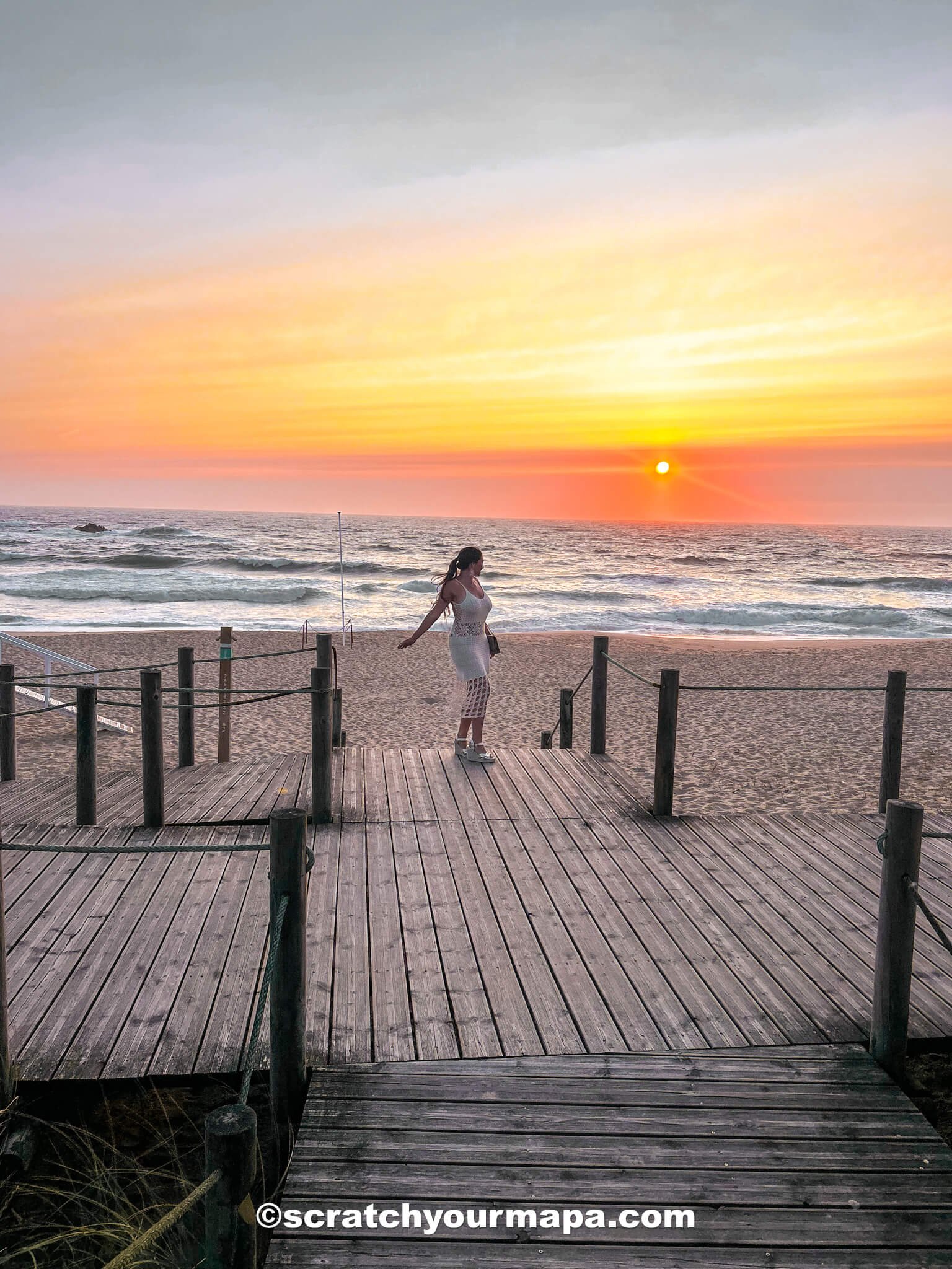 sunset party in Porto, Portugal