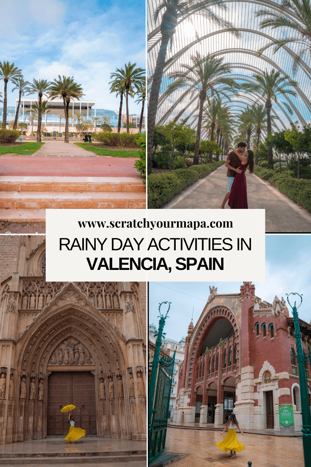 Things to do in Valencia when it rains pin