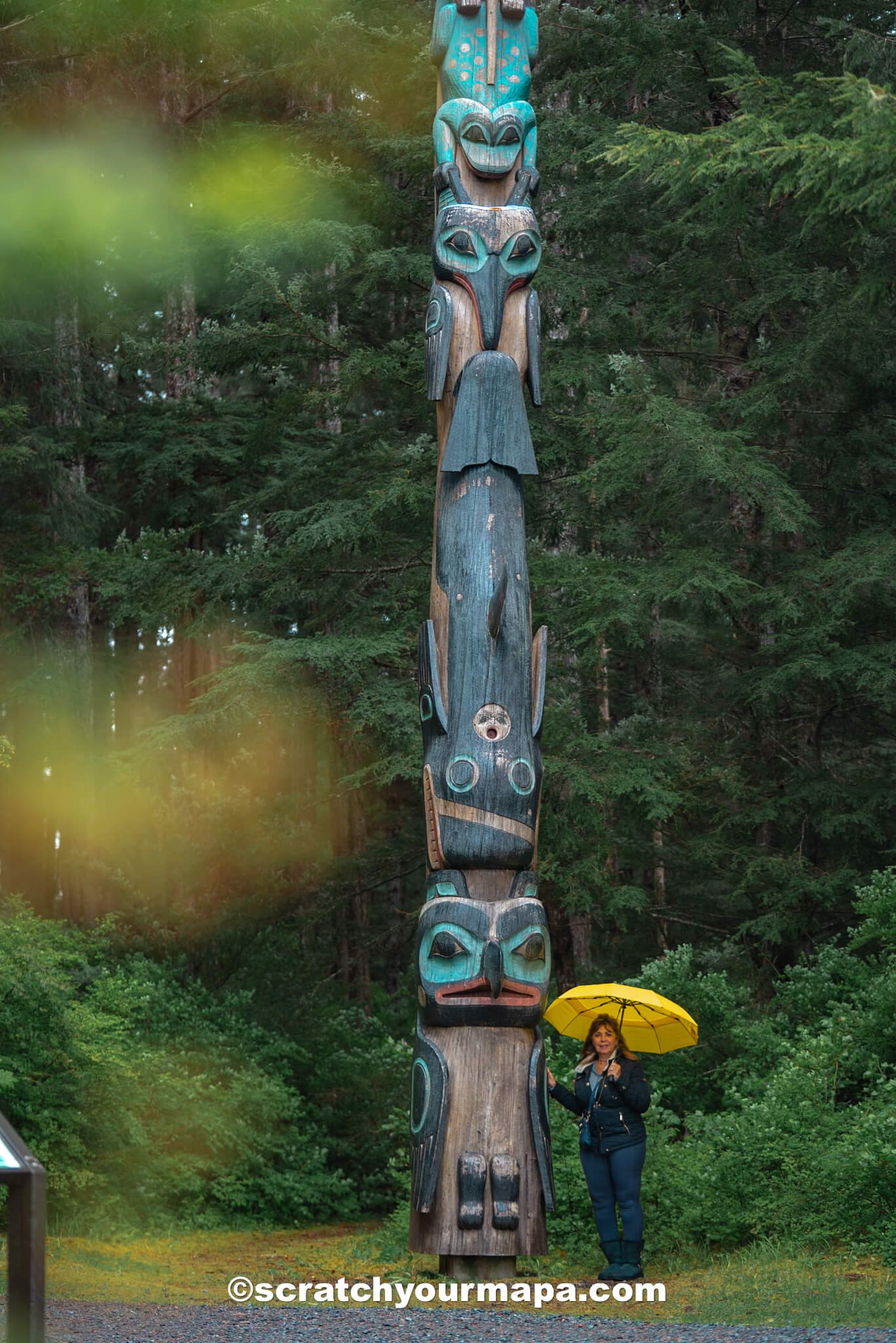 totem pole in Alaska-1 weather cruising in Alaska