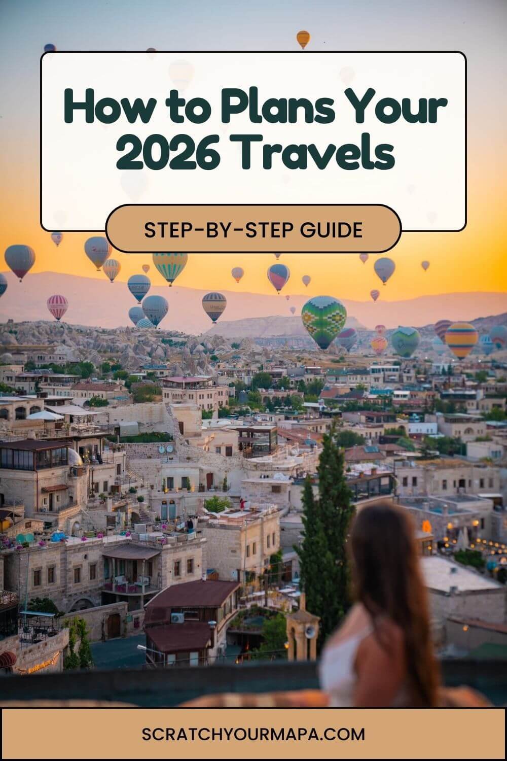 how to plan your trips for the year pin