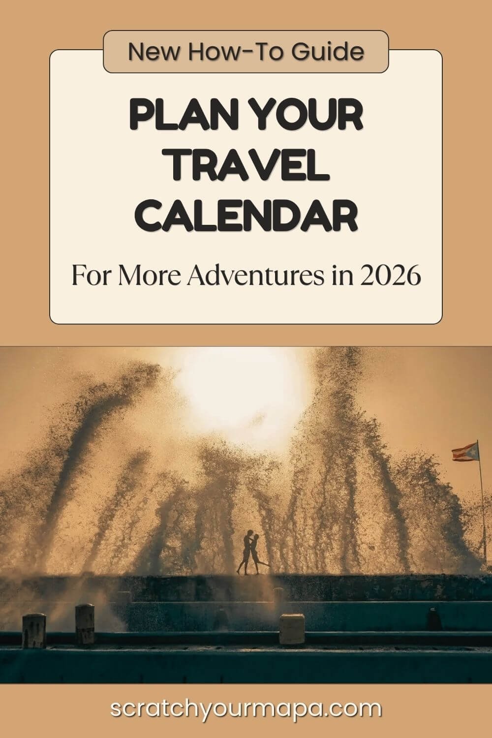 how to plan your trips for the year pin