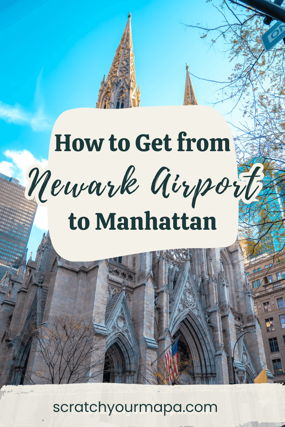 Getting from Newark Airport to Manhattan pin