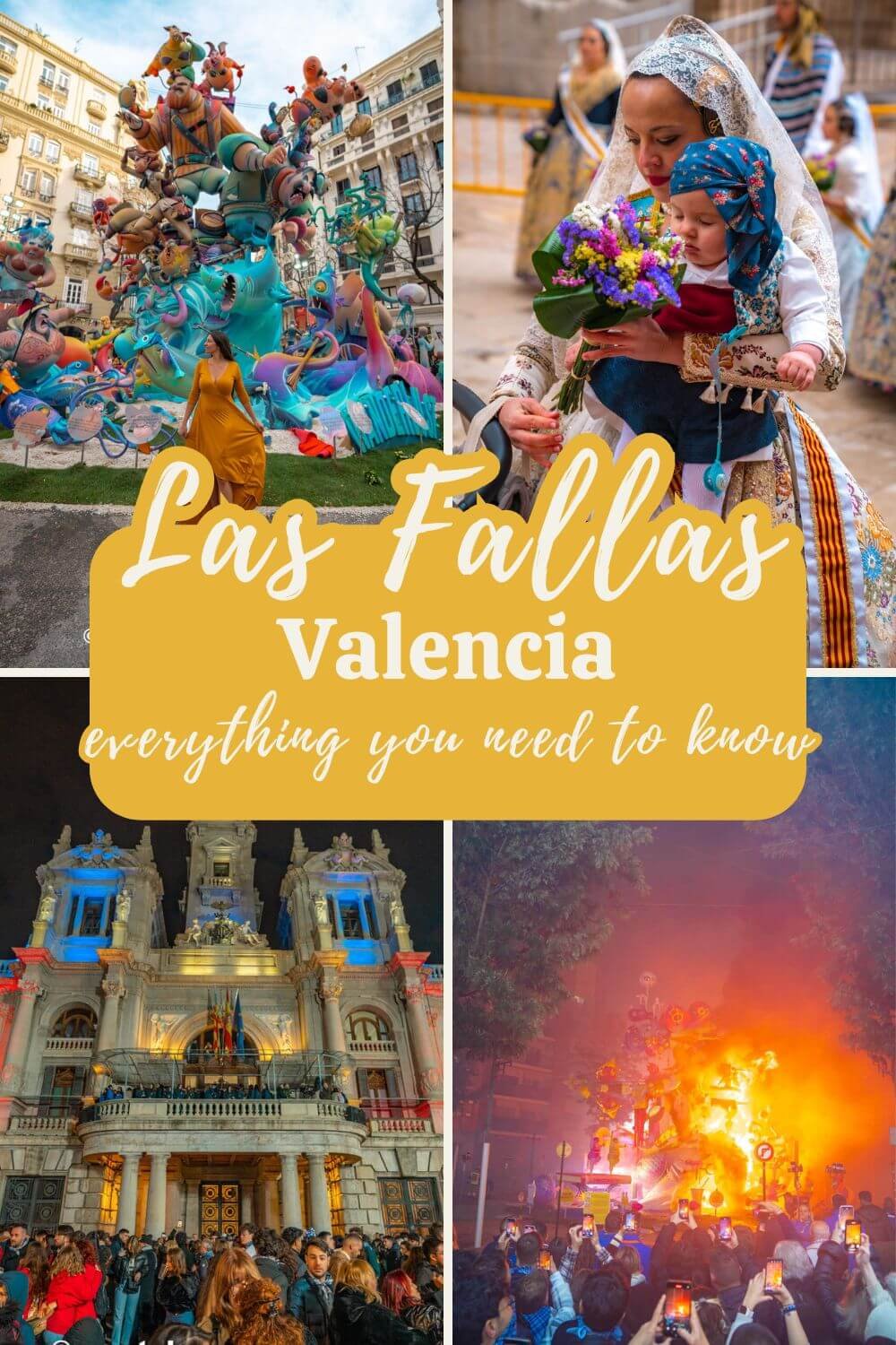 Las Fallas Valencia pin