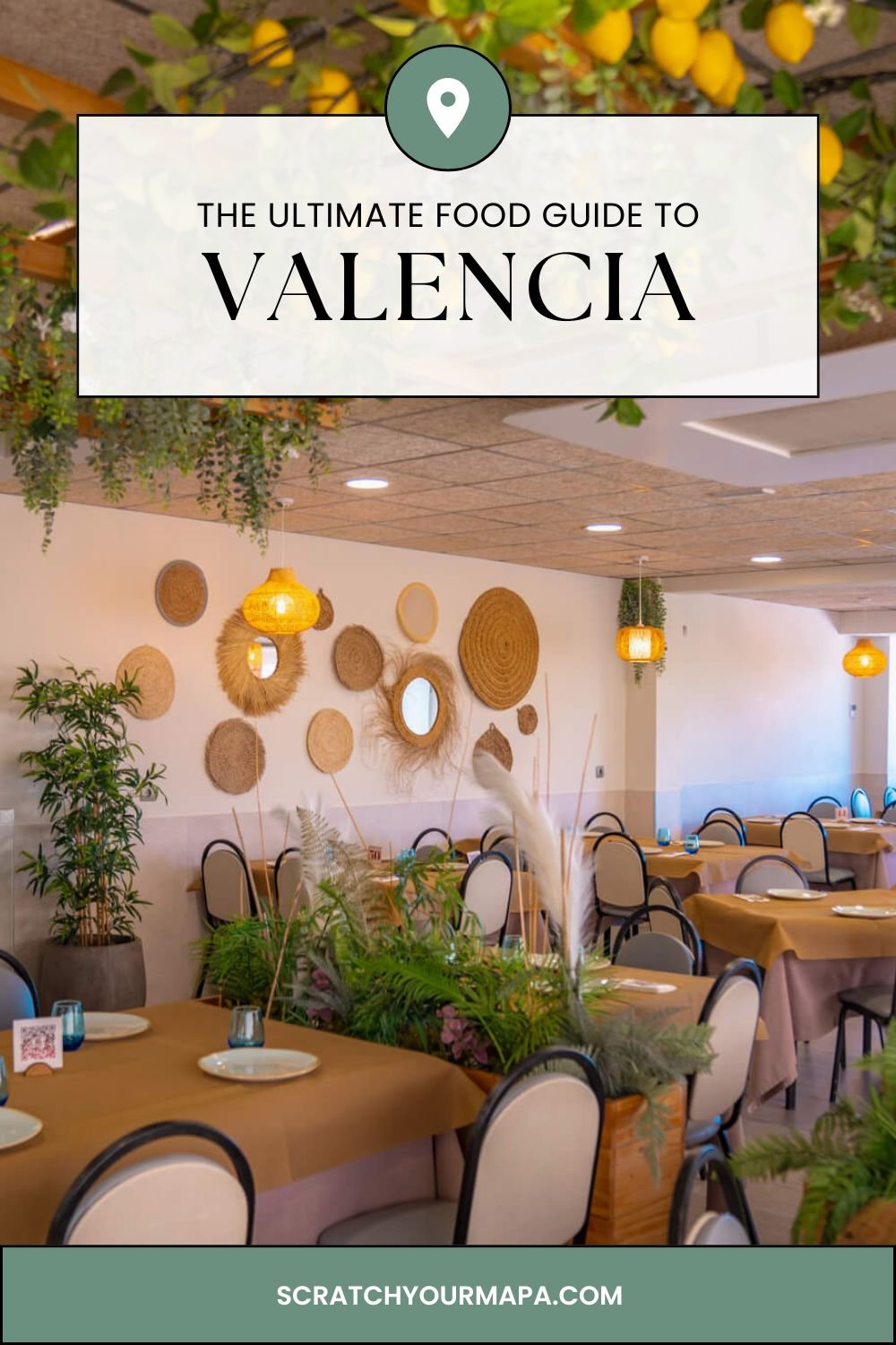 Valencia Spain Food Guide pin