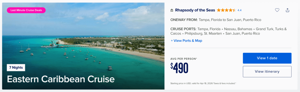 how to get to San Juan Puerto Rico by cruise