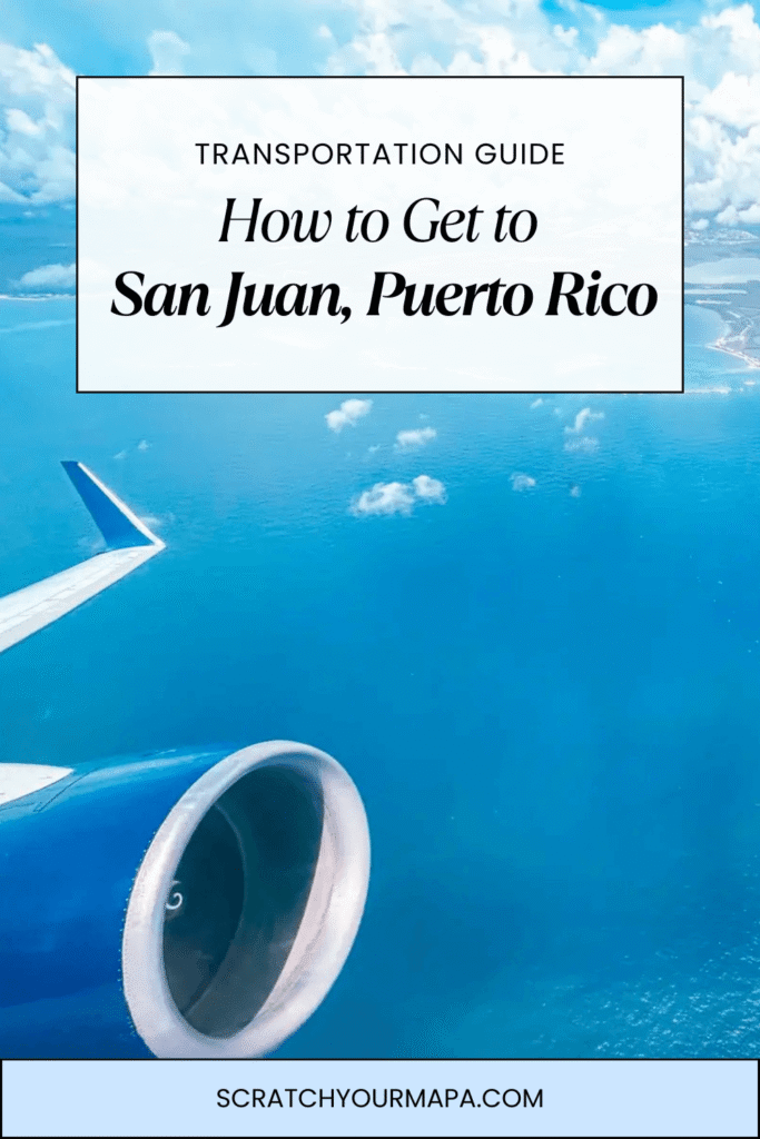 How to get to San Juan, Puerto Rico pin