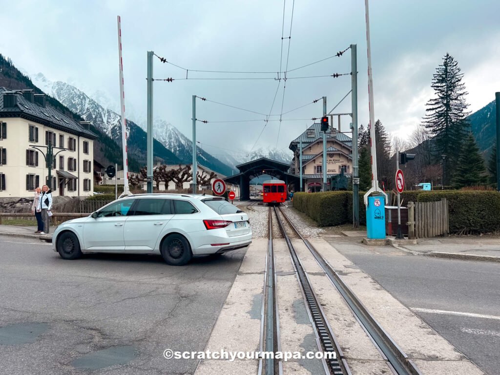 how to get to Chamonix with the train