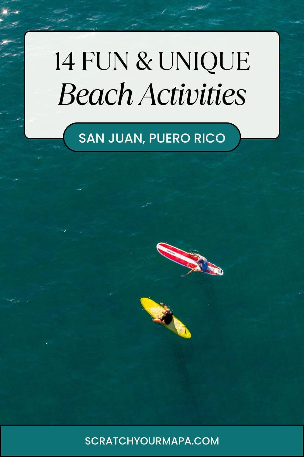 the best water sports in San Juan, Puerto Rico pin