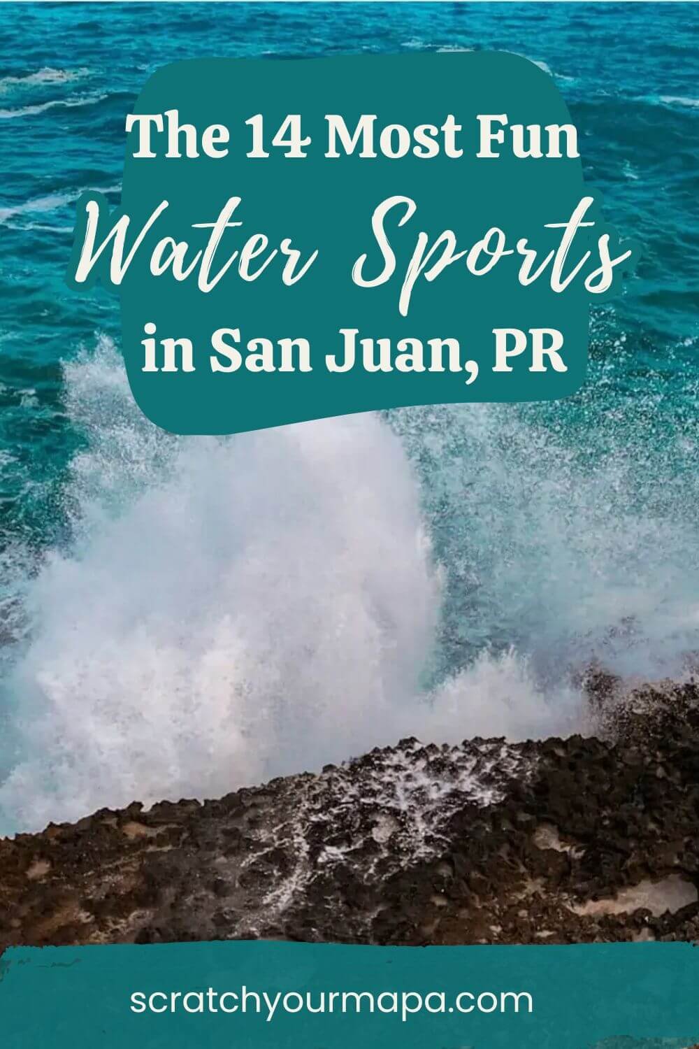 the best water sports in San Juan, Puerto Rico pin