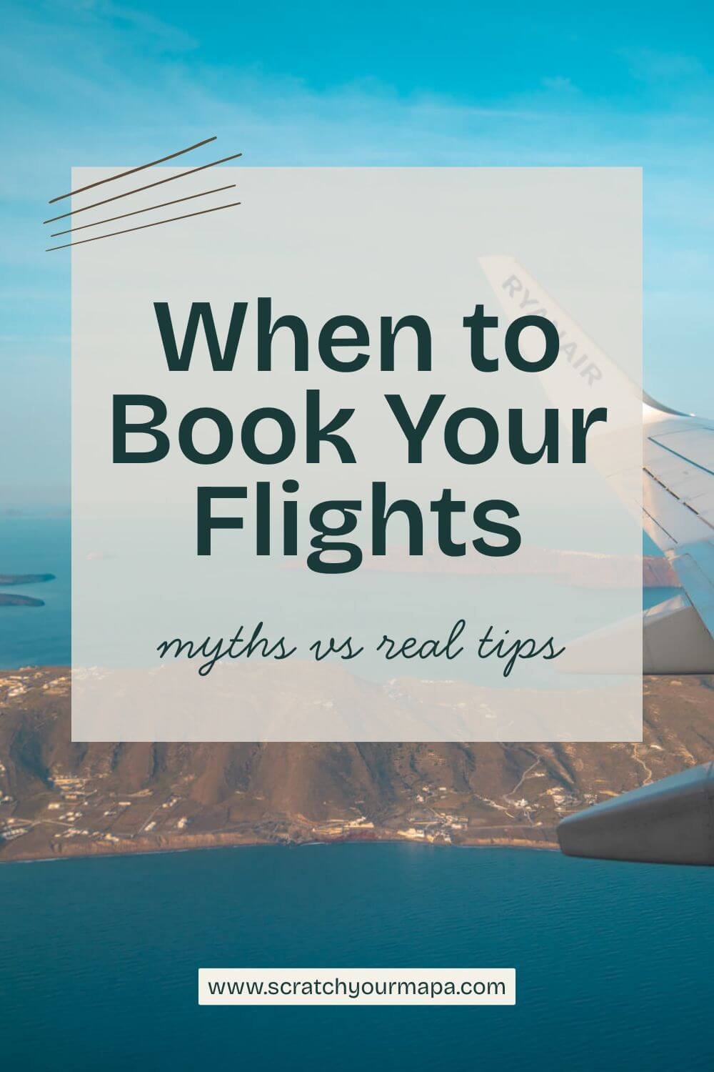 when to buy a flight ticket pin