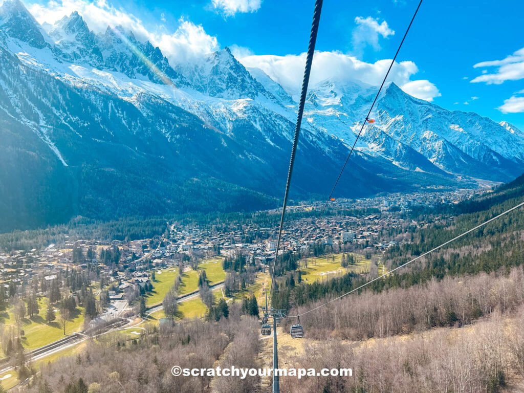 valley of Mont Blanc - skiing in Chamonix