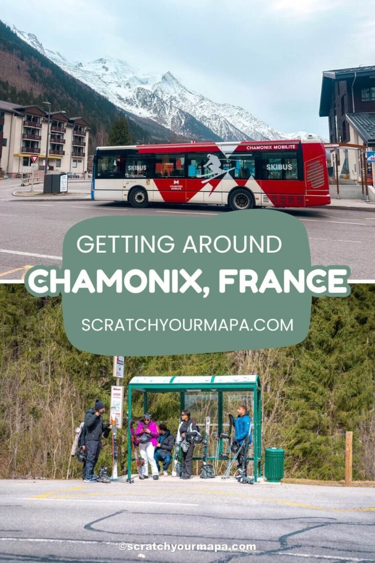 How to get around Chamonix France pin