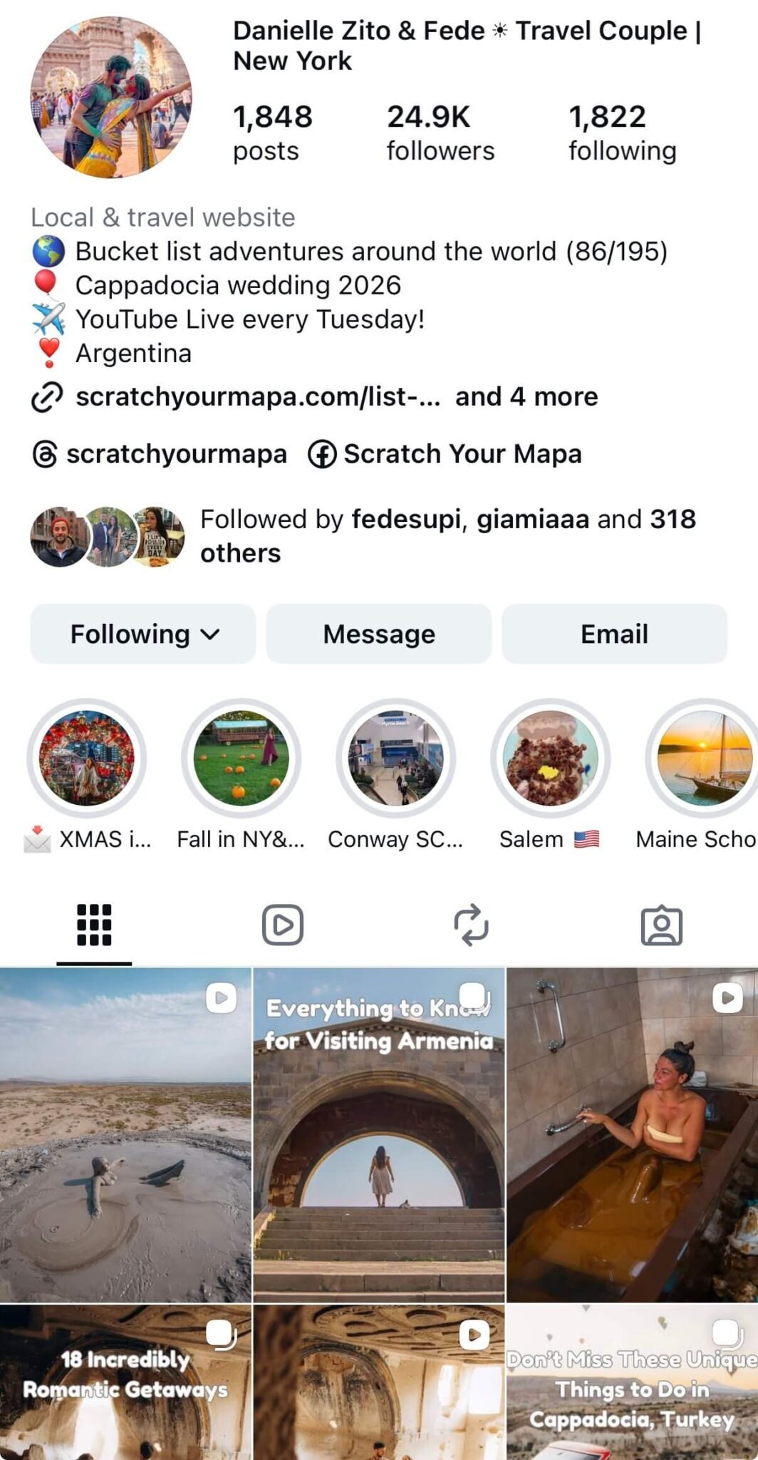 Scratch Your Mapa Instagram