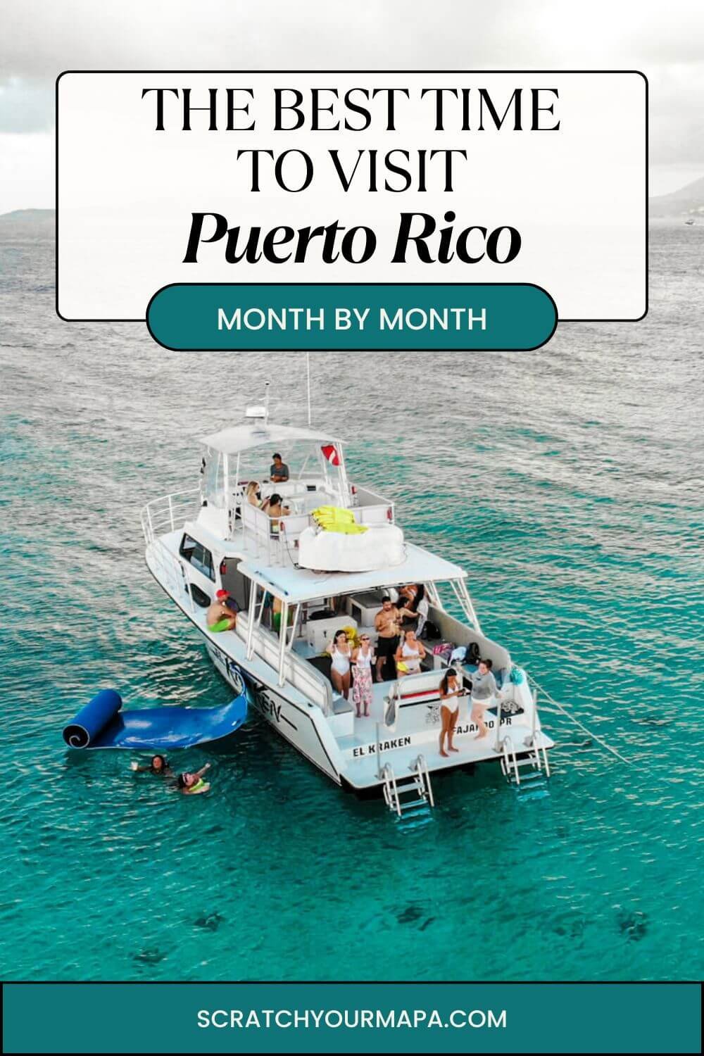 the best time to visit Puerto Rico pin