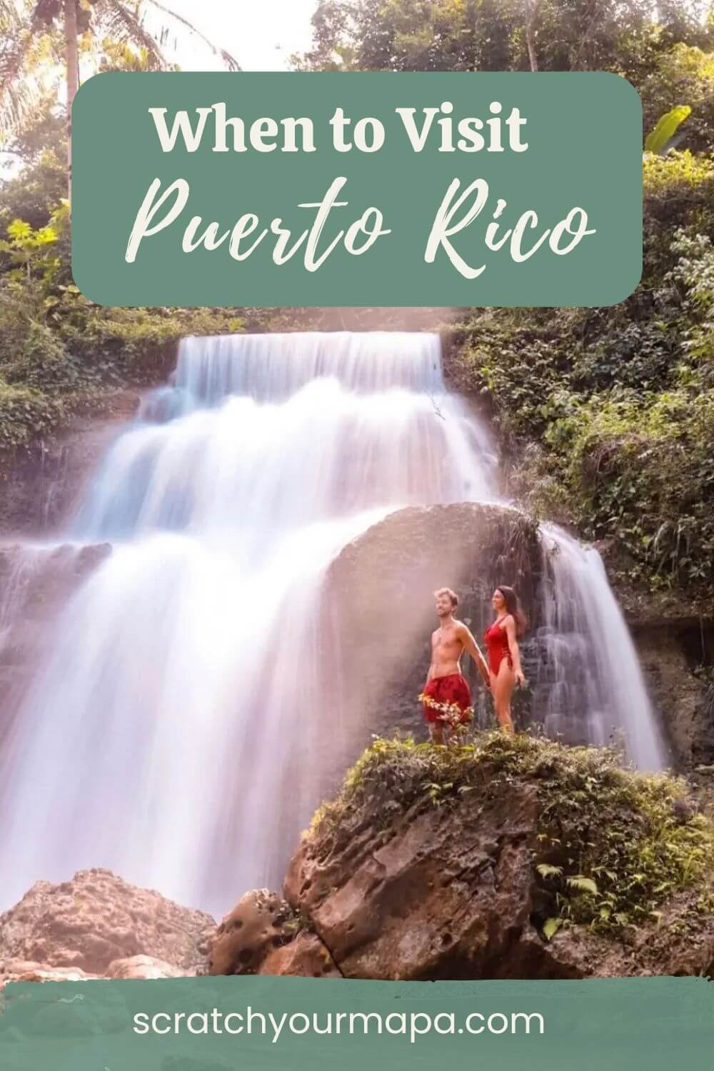the best time to visit Puerto Rico pin