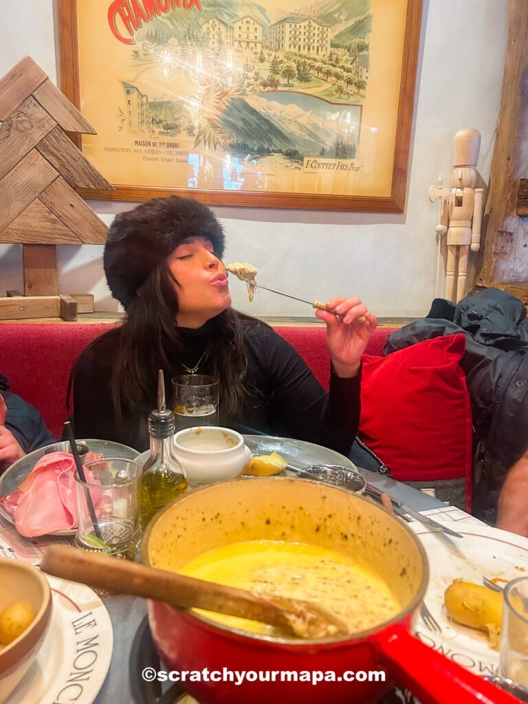 fondue - things to do in Chamonix, France