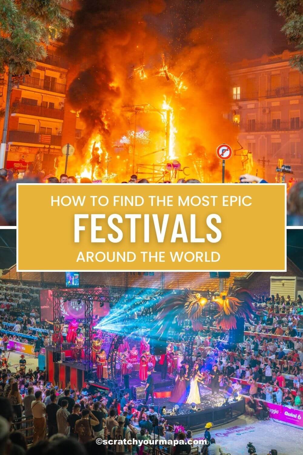 how to find festivals around the world pin