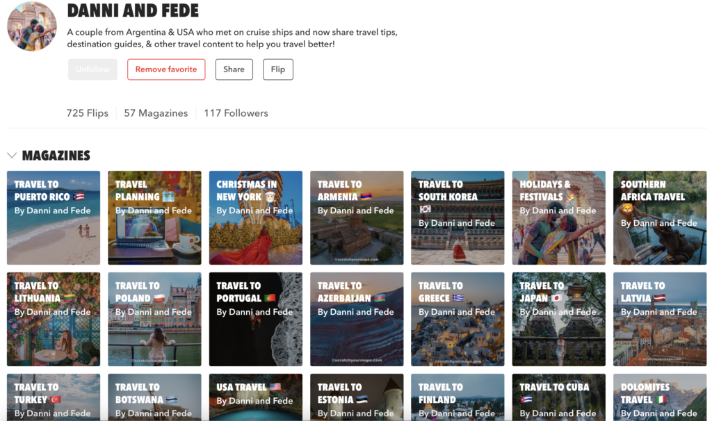 Scratch Your Mapa Flipboard - how to find unique places to stay
