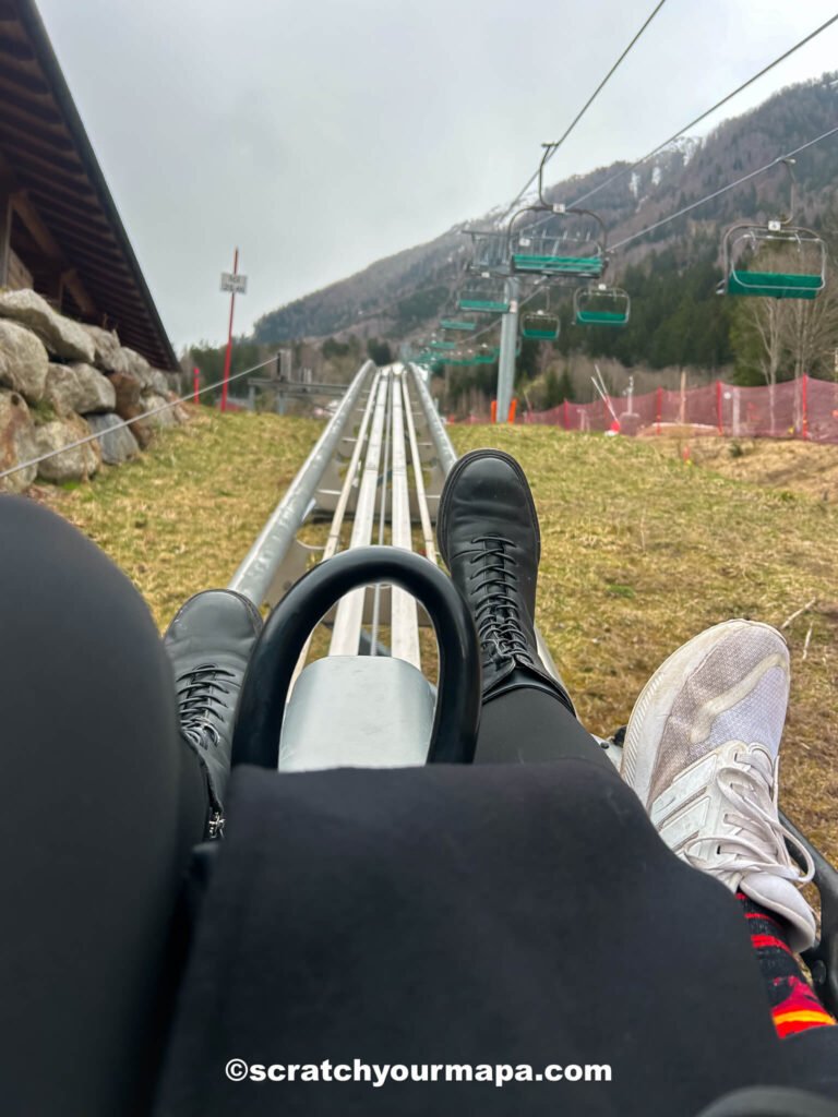 Alpine coaster - things to do in Chamonix, France