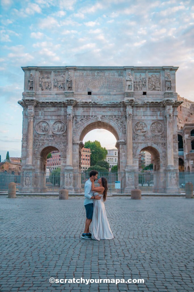 Arco di Costantino in Rome Italy