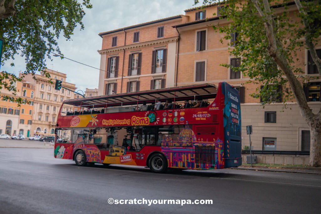 cityseeing bus in Rome