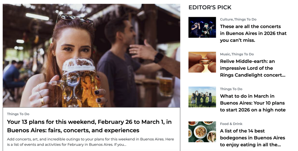 Secret Buenos Aires local events