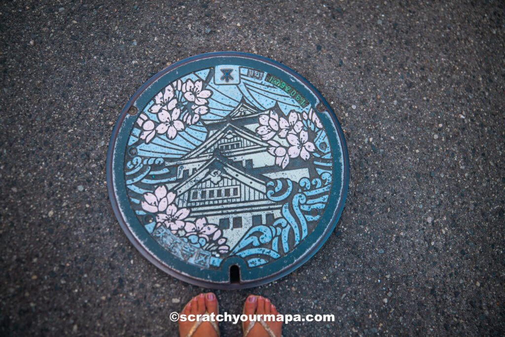 sewer cover in Osaka