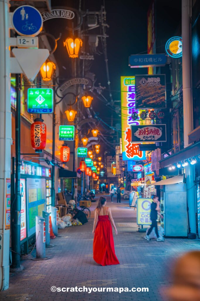 alley in Osaka Japan