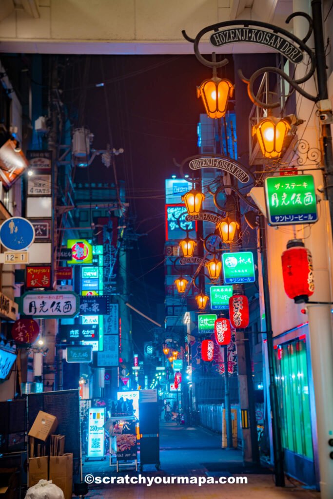 alley in Osaka