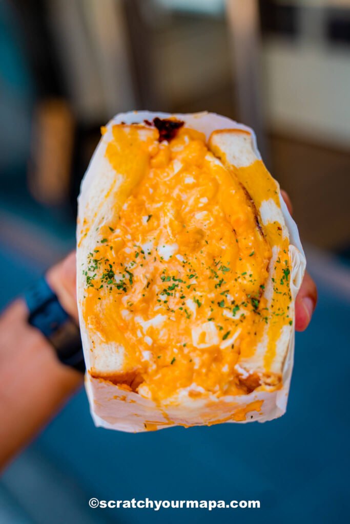 egg sandwich in Osaka