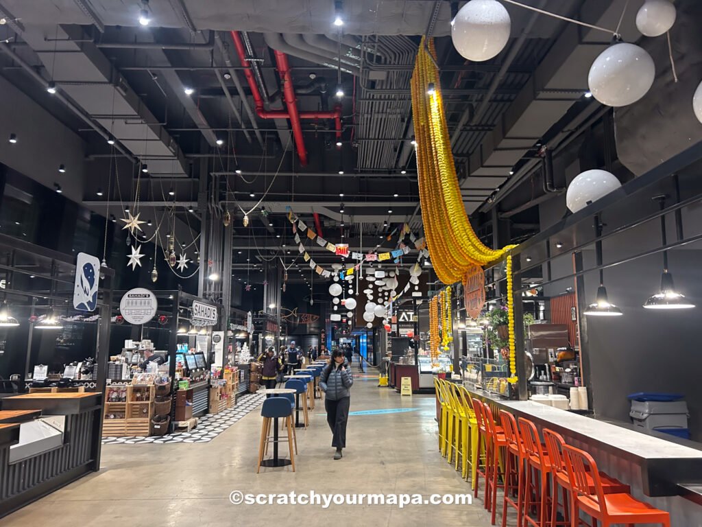 food court in Manhattan - things to do in NYC when it rains