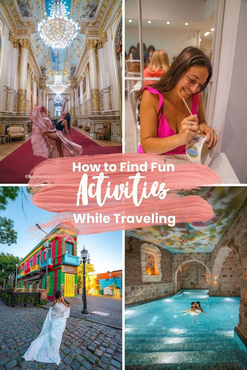 how to find fun things to do while traveling pin