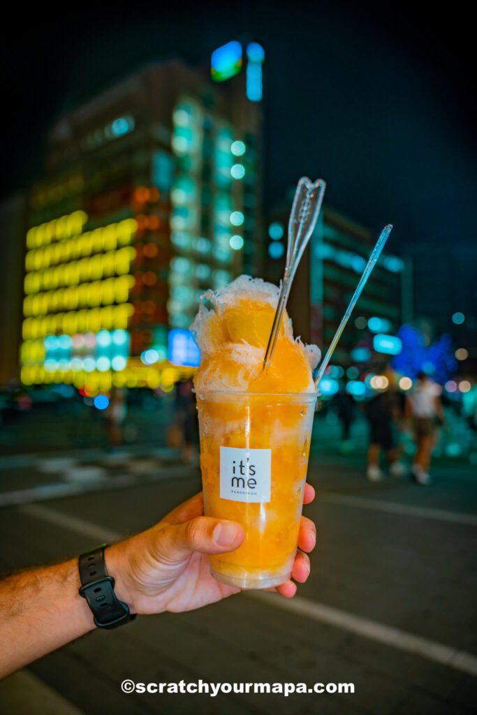 mango ice in Osaka