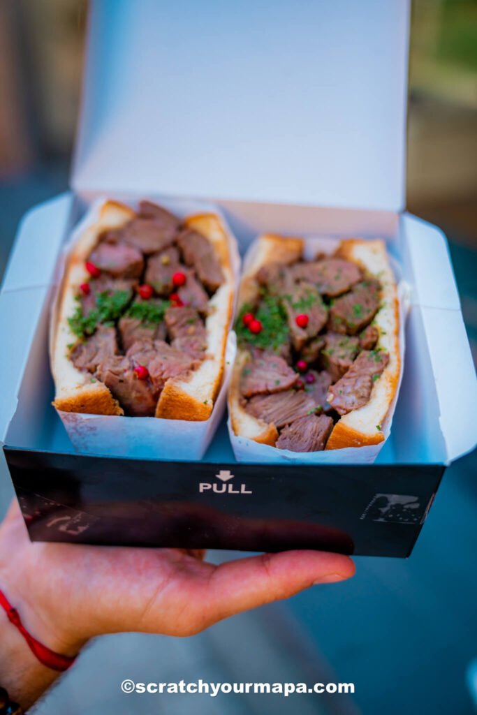 egg sandwich in Osaka