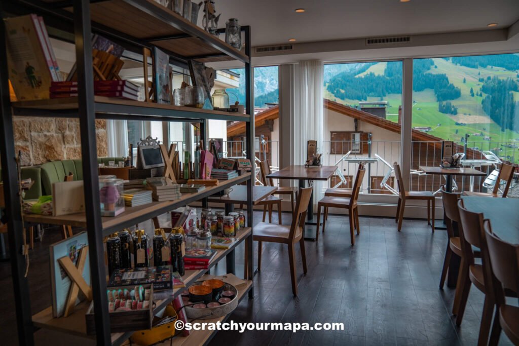 shop at the giant swing in Switzerland