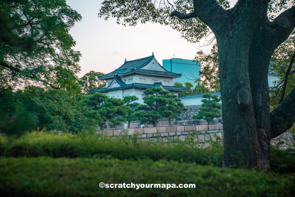 sunrise at Osaka Castle - things to do in Osaka