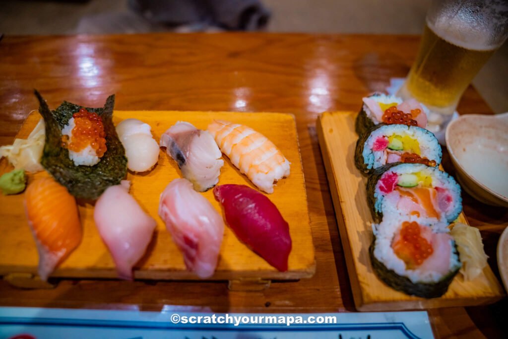 sushi - planning a trip to Japan