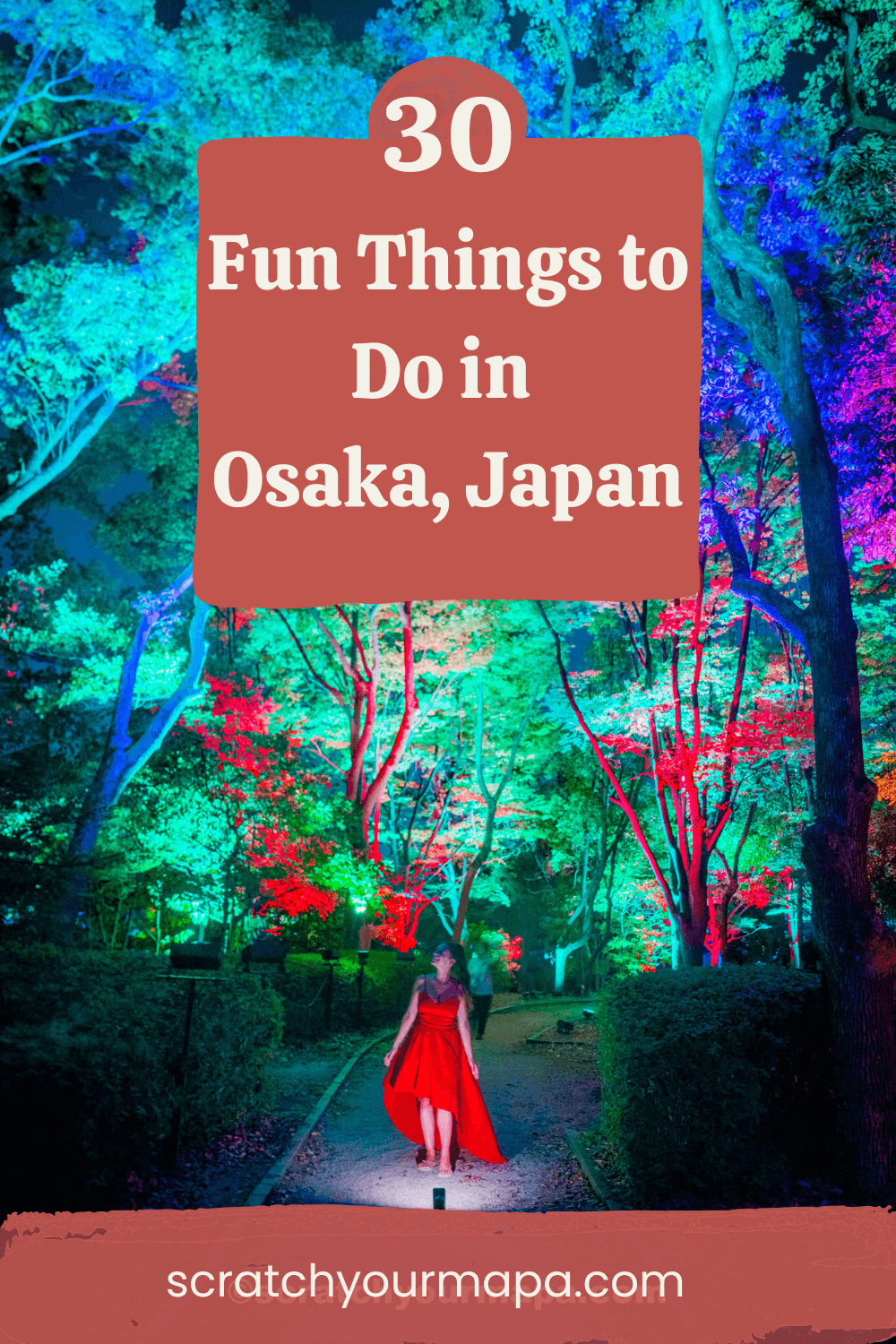 things to do in Osaka, Japan pin