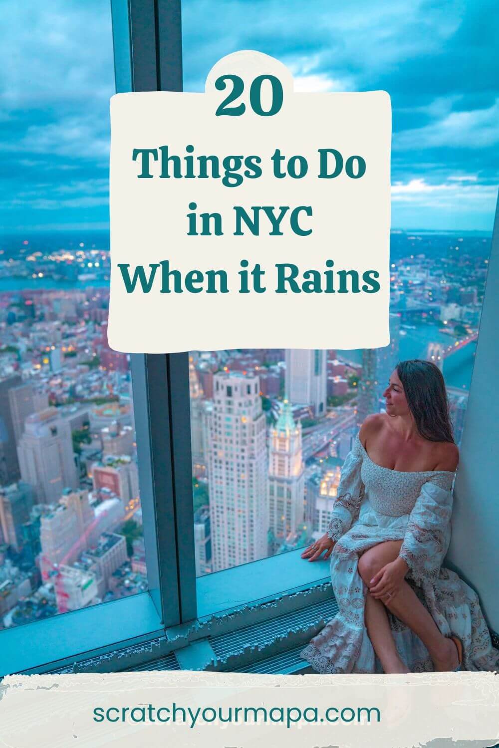 what to do in NYC when it rains pin