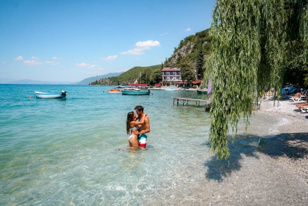 Lake Ohrid in Macedonia