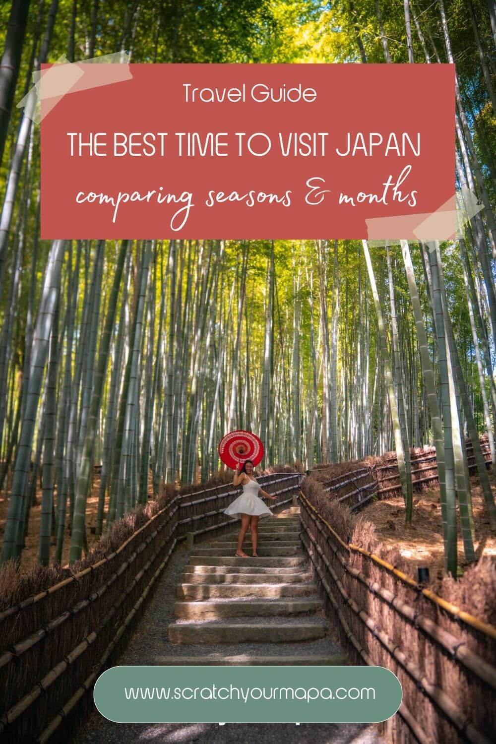 the best time to visit Japan pin