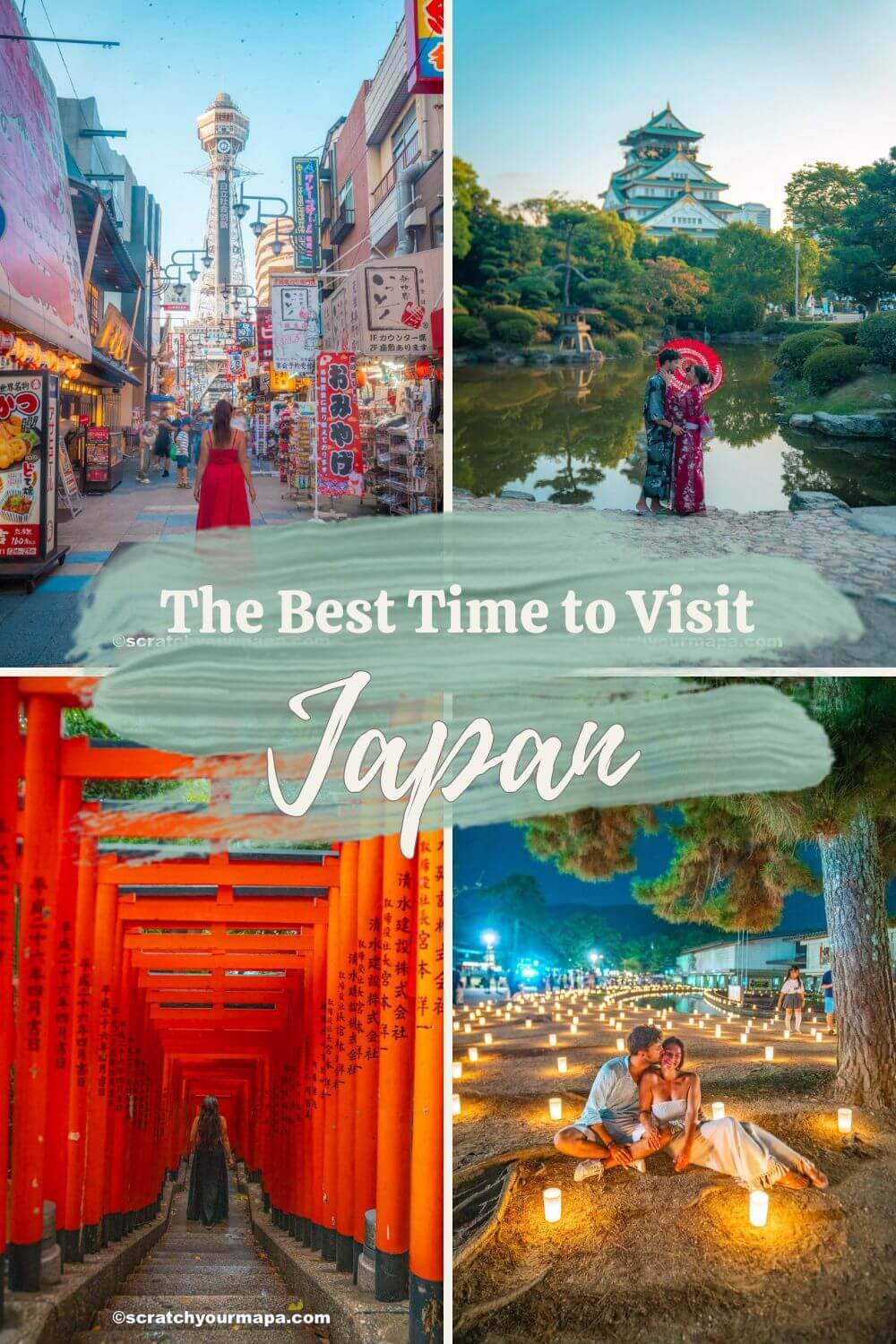 the best time to visit Japan pin