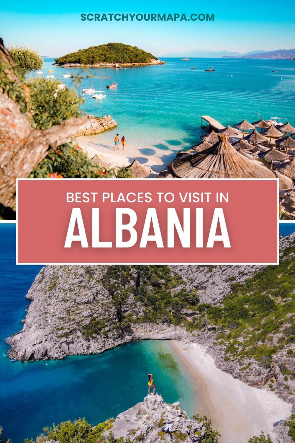 best places to visit in Albania pin